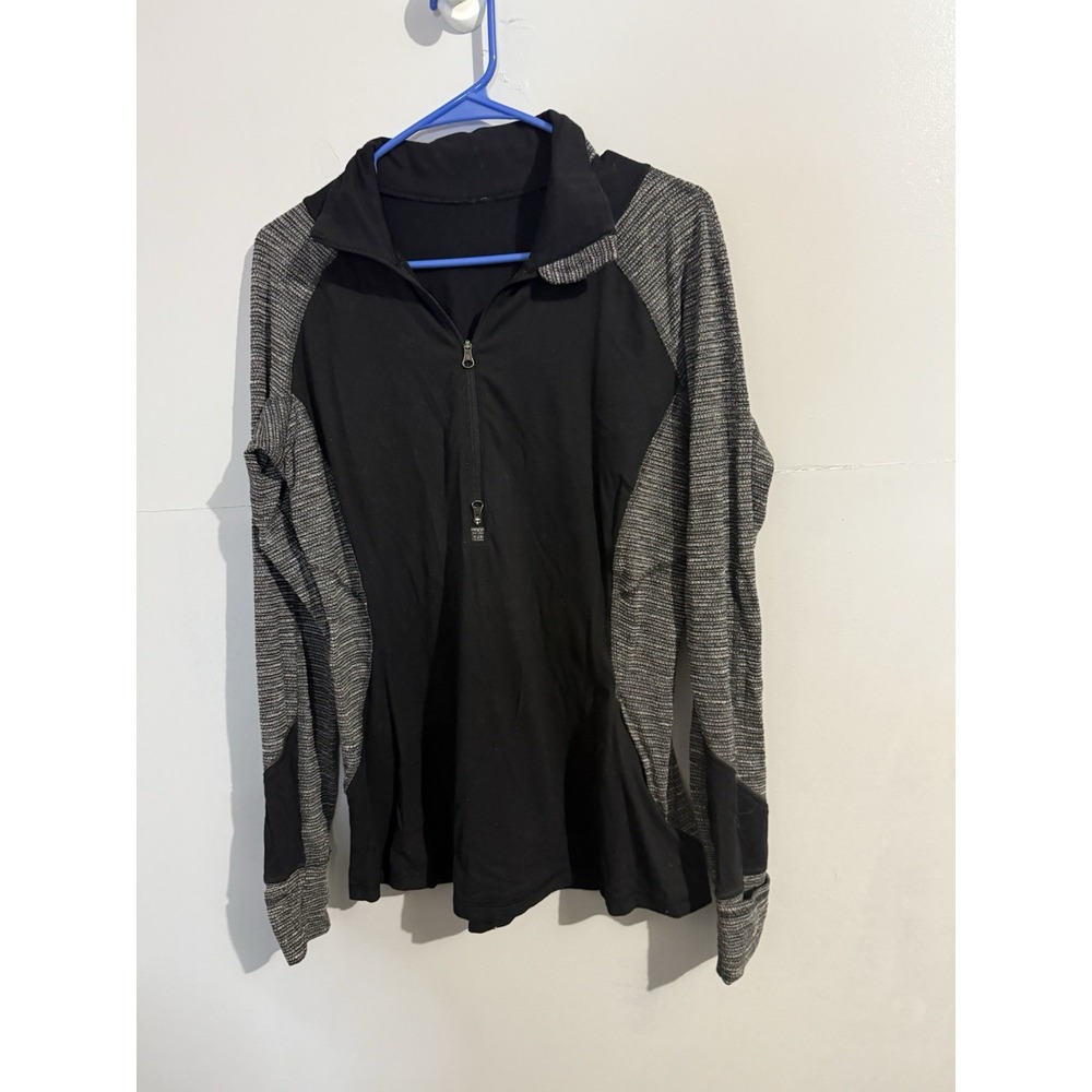 Lululemon Womens 1/2 Zip‎ Pullover Tight Sweatshirt Size 12